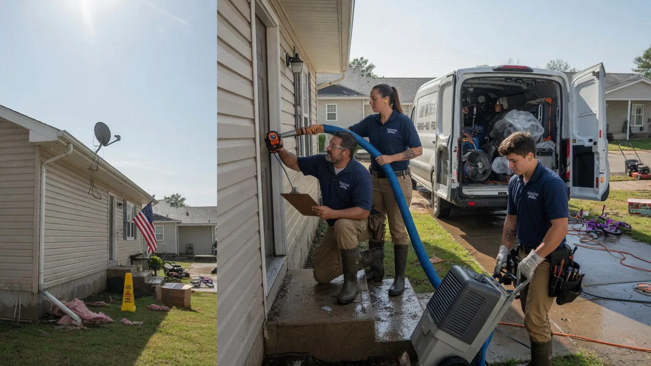 Ceiling Water Damage Restoration in Rush Center, KS near me